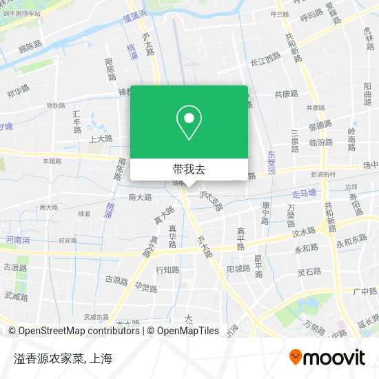 溢香源农家菜地图