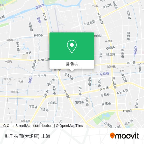 味千拉面(大场店)地图