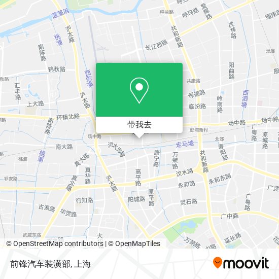 前锋汽车装潢部地图