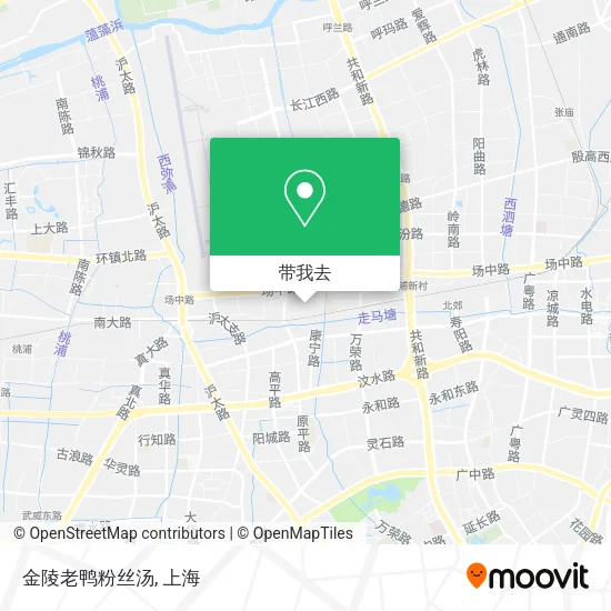 金陵老鸭粉丝汤地图