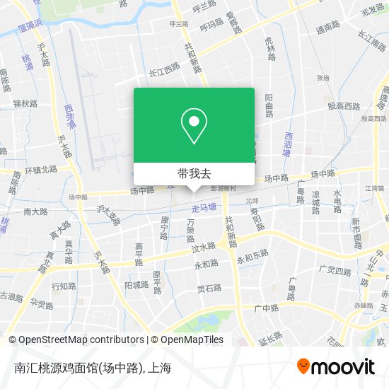 南汇桃源鸡面馆(场中路)地图