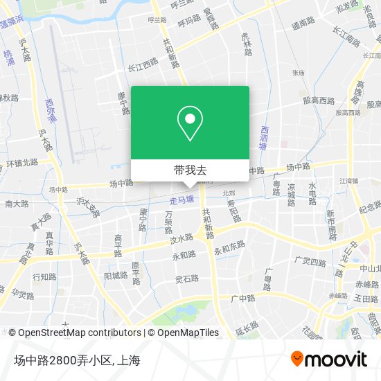 场中路2800弄小区地图