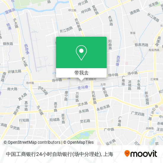中国工商银行24小时自助银行(场中分理处)地图