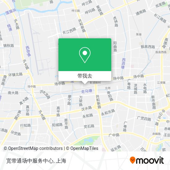 宽带通场中服务中心地图