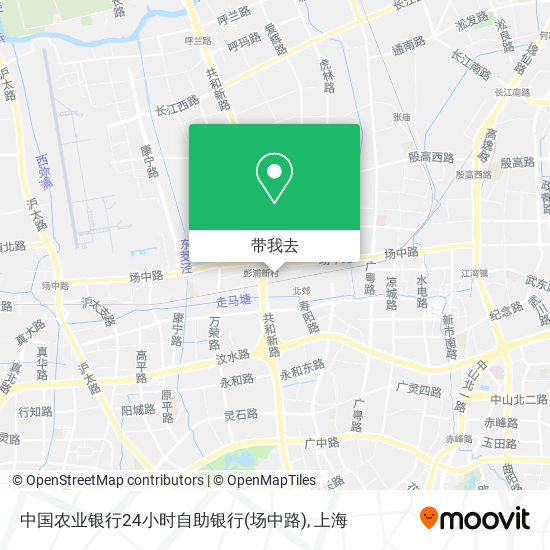 中国农业银行24小时自助银行(场中路)地图