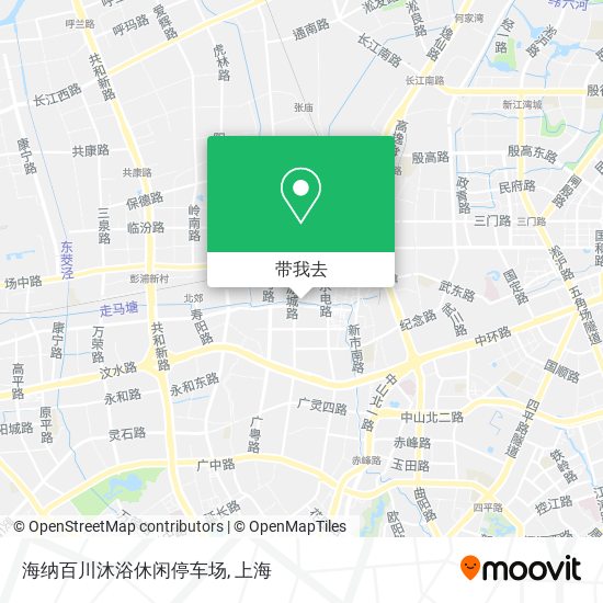 海纳百川沐浴休闲停车场地图