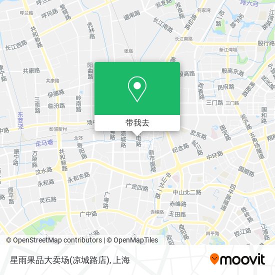 星雨果品大卖场(凉城路店)地图