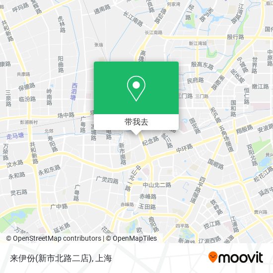 来伊份(新市北路二店)地图