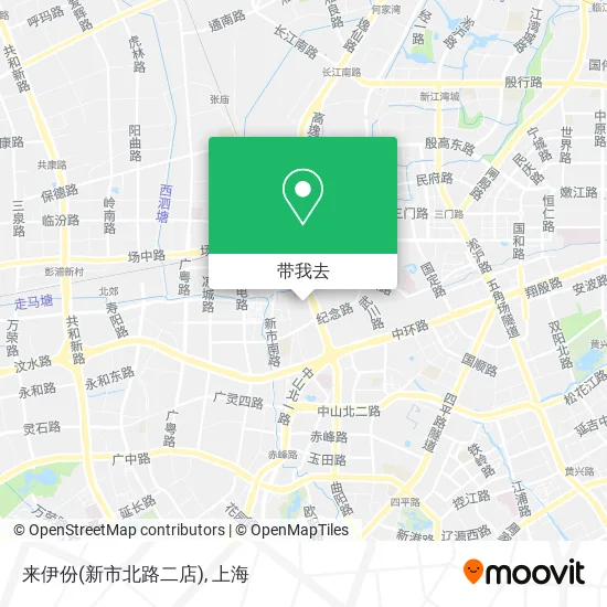 来伊份(新市北路二店)地图