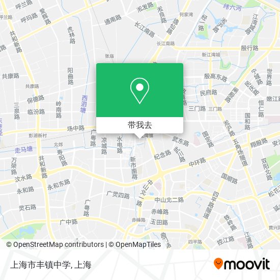 上海市丰镇中学地图