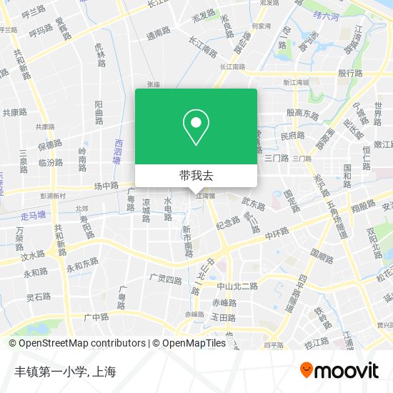 丰镇第一小学地图