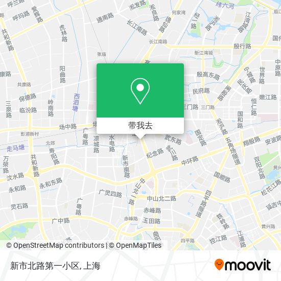 新市北路第一小区地图