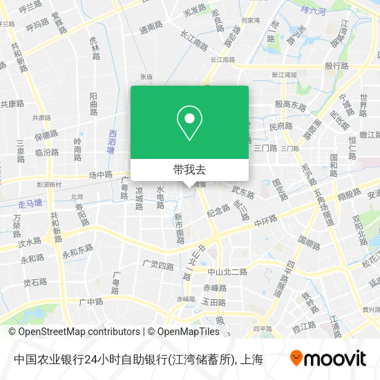 中国农业银行24小时自助银行(江湾储蓄所)地图