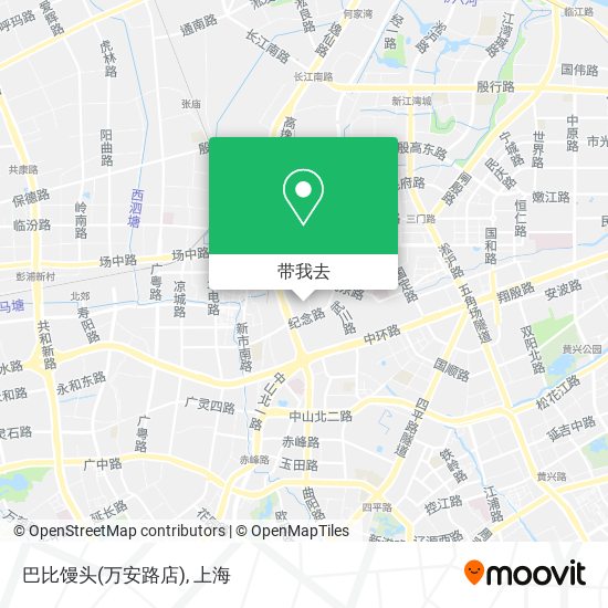 巴比馒头(万安路店)地图