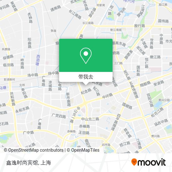 鑫逸时尚宾馆地图