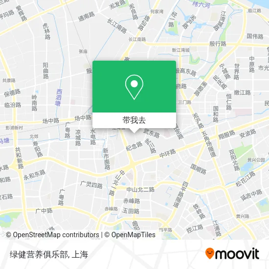 绿健营养俱乐部地图
