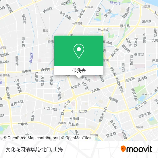 文化花园清华苑-北门地图