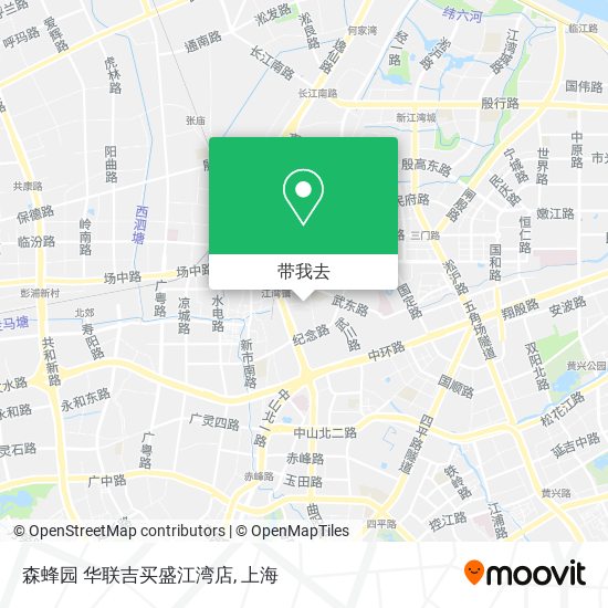 森蜂园 华联吉买盛江湾店地图