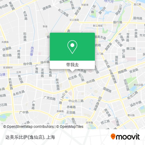 达美乐比萨(逸仙店)地图