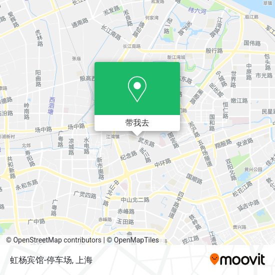 虹杨宾馆-停车场地图