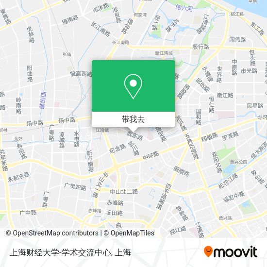 上海财经大学-学术交流中心地图