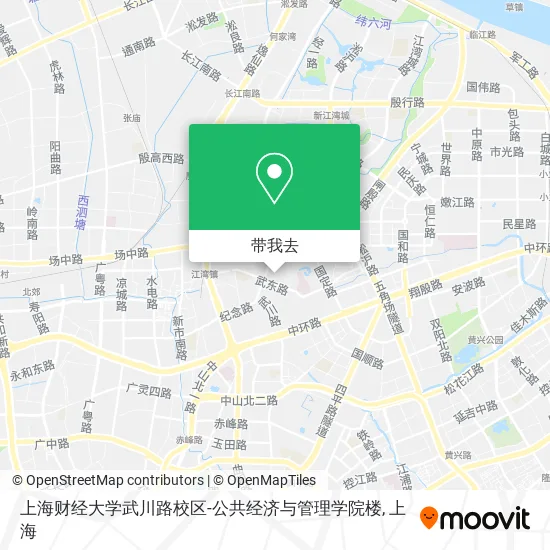 上海财经大学武川路校区-公共经济与管理学院楼地图