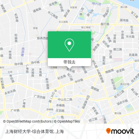 上海财经大学-综合体育馆地图