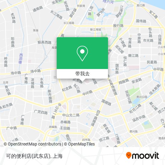 可的便利店(武东店)地图