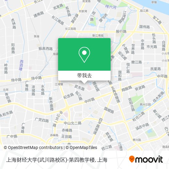 上海财经大学(武川路校区)-第四教学楼地图