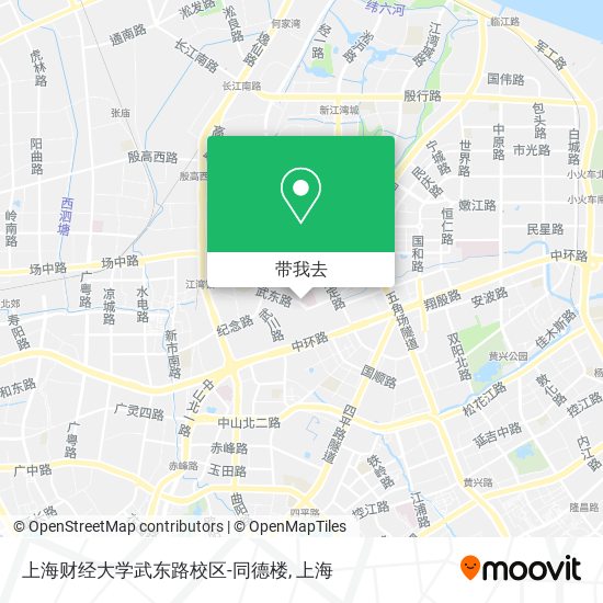 上海财经大学武东路校区-同德楼地图