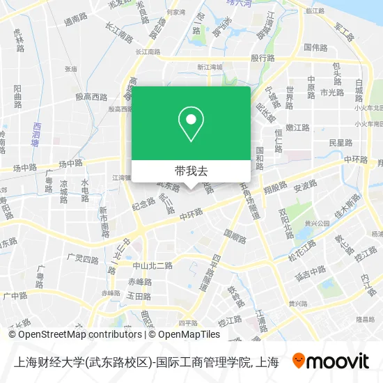 上海财经大学(武东路校区)-国际工商管理学院地图
