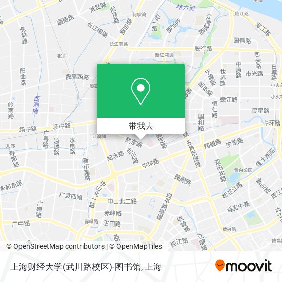 上海财经大学(武川路校区)-图书馆地图