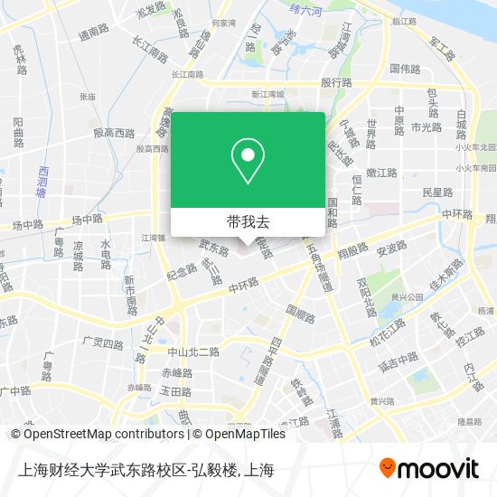 上海财经大学武东路校区-弘毅楼地图