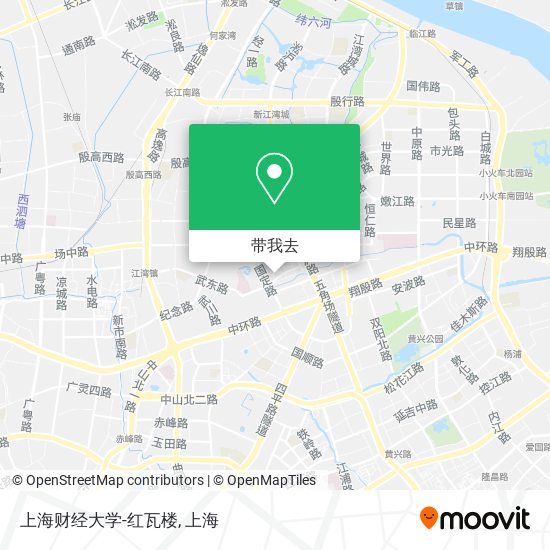 上海财经大学-红瓦楼地图