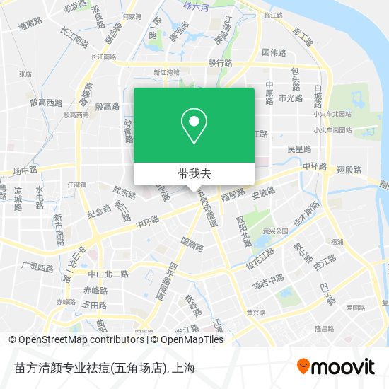苗方清颜专业祛痘(五角场店)地图