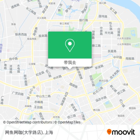 网鱼网咖(大学路店)地图