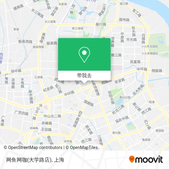 网鱼网咖(大学路店)地图
