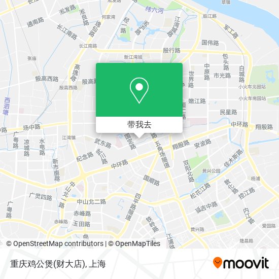 重庆鸡公煲(财大店)地图