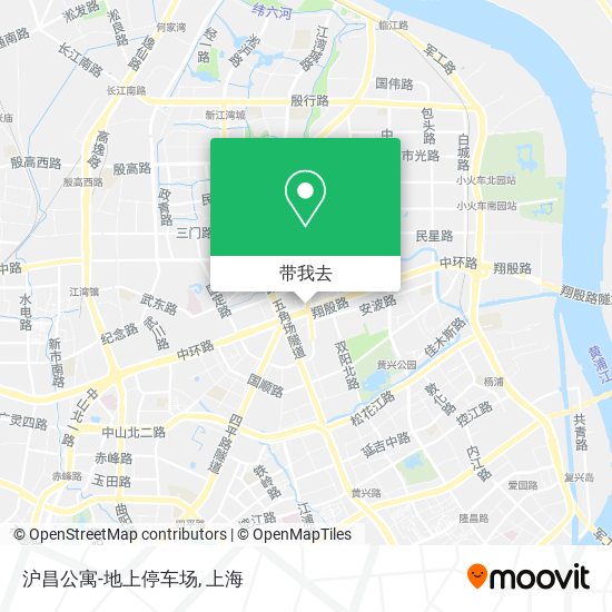 沪昌公寓-地上停车场地图