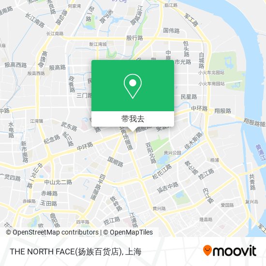 THE NORTH FACE(扬族百货店)地图