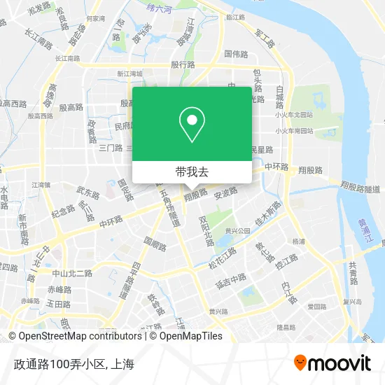 政通路100弄小区地图