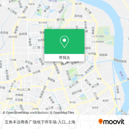 五角丰达商务广场地下停车场-入口地图