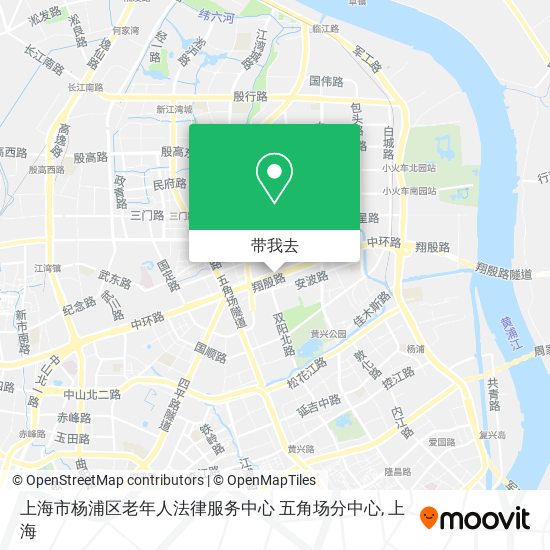 上海市杨浦区老年人法律服务中心 五角场分中心地图