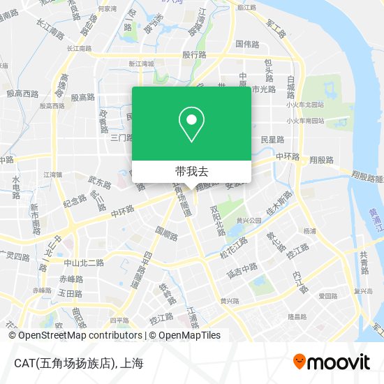 CAT(五角场扬族店)地图
