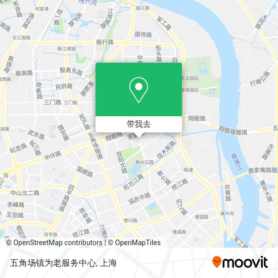 五角场镇为老服务中心地图