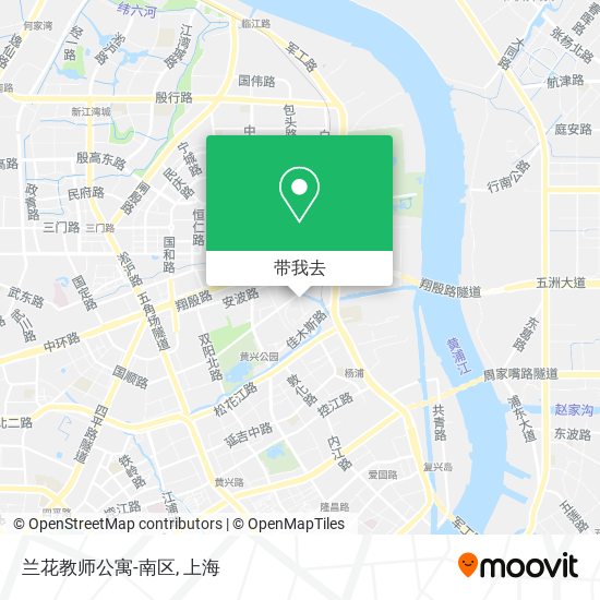 兰花教师公寓-南区地图