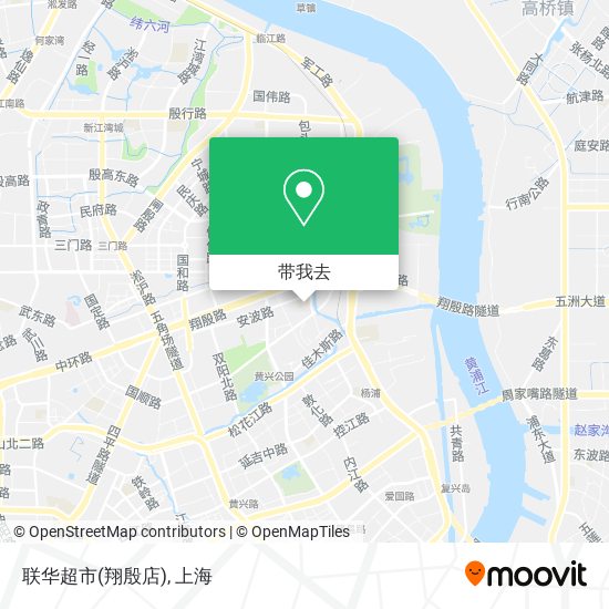 联华超市(翔殷店)地图