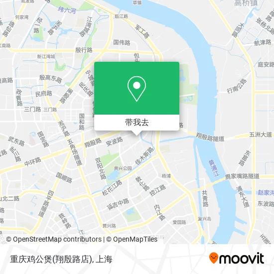 重庆鸡公煲(翔殷路店)地图