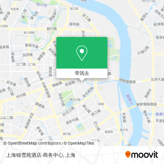 上海锦雪苑酒店-商务中心地图