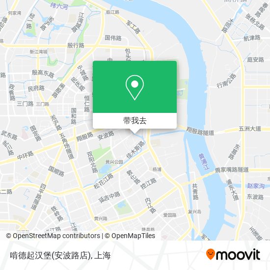 啃德起汉堡(安波路店)地图
